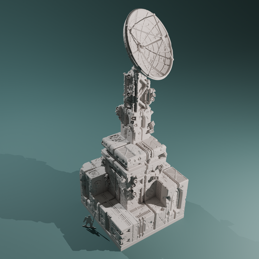 Kraken Redoubt - Trench Radio Tower by Hexbrick - Wargaming Scenery - Trench Terrain