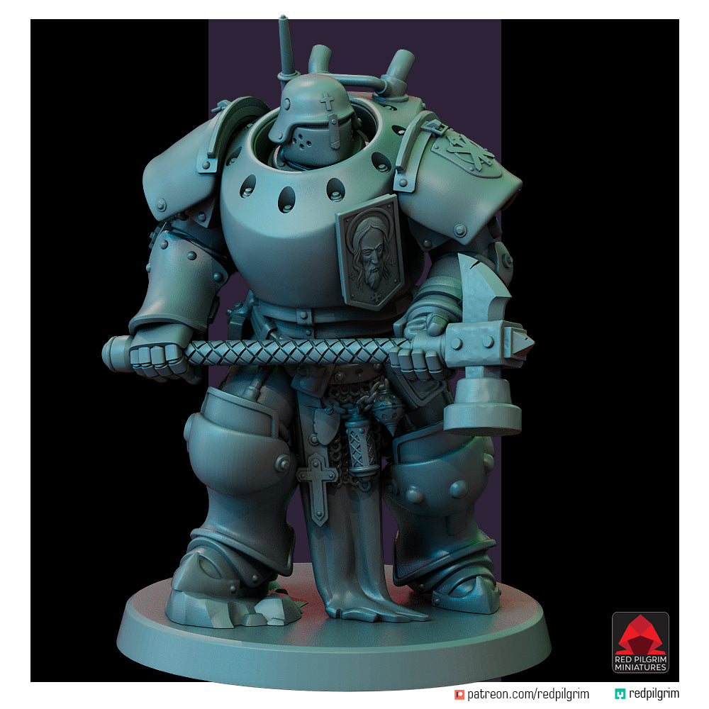 Heavy Mechanized Unit Squad by Red Pilgrim Miniature - 3D printed Grimdark Miniature