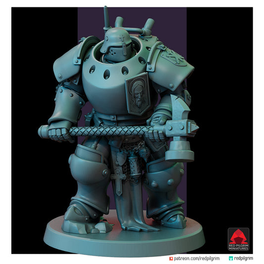 Heavy Mechanized Unit Squad by Red Pilgrim Miniature - 3D printed Grimdark Miniature