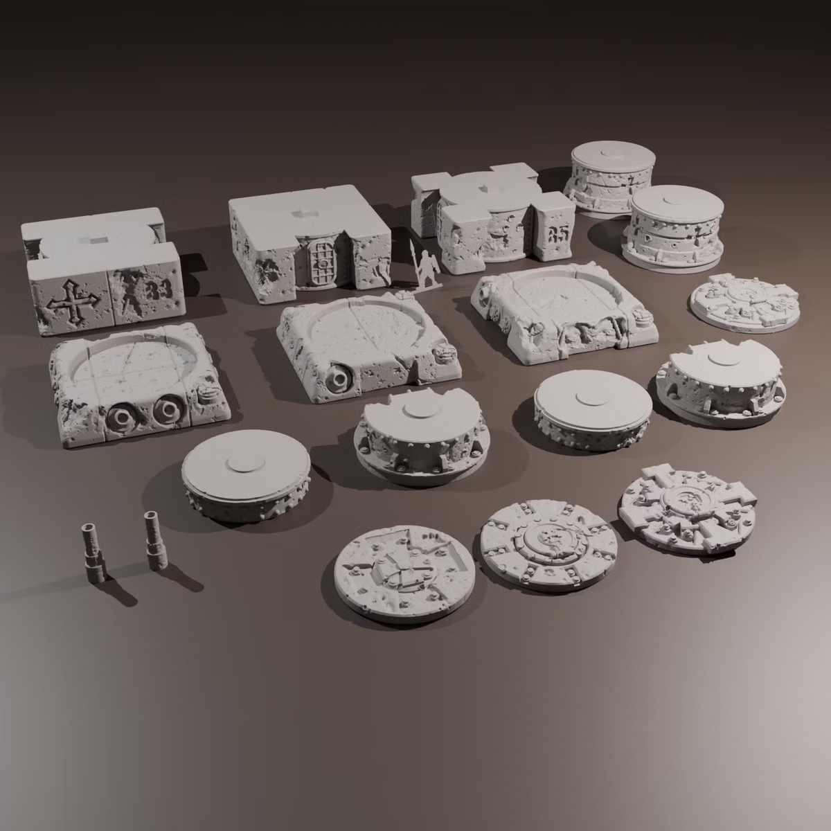The Front Line Coastal Bunkers - 28mm/32mm Wargaming Terrain