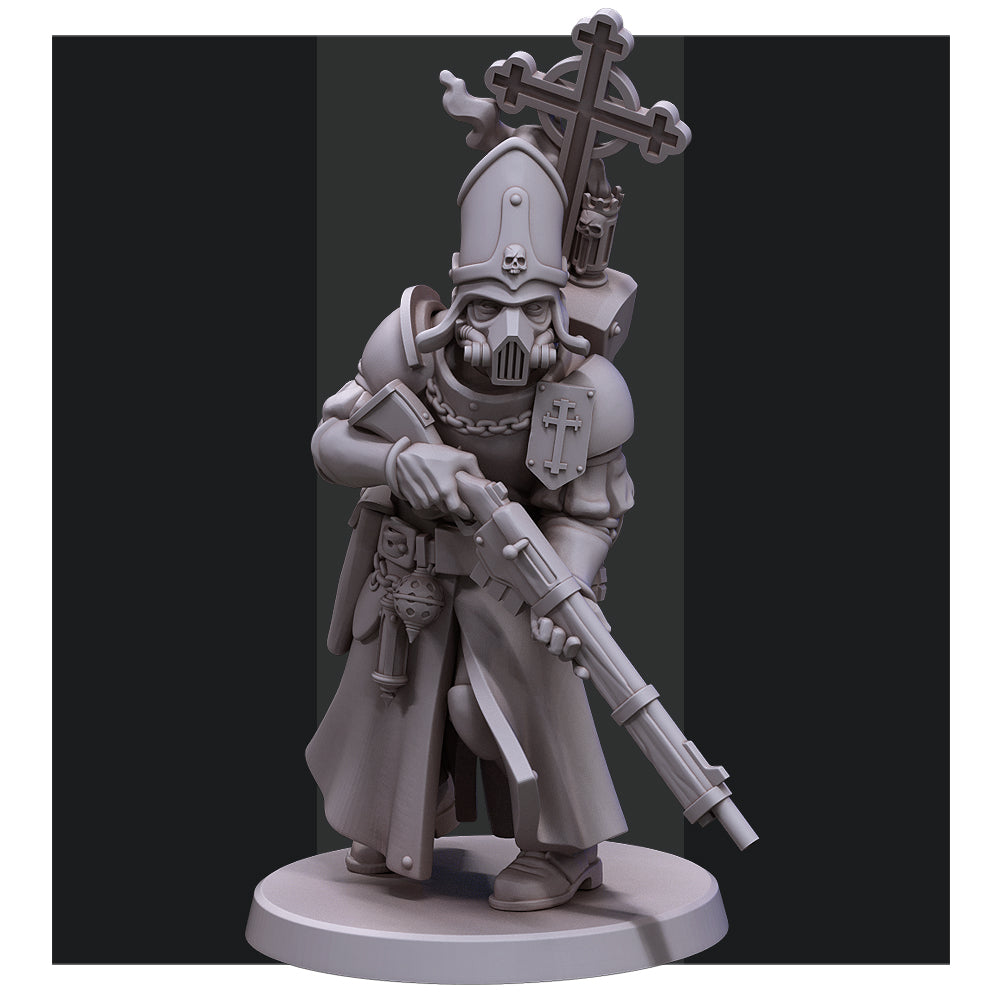 Pontifical Guard by Red Pilgrim Miniature - 3D printed Grimdark Miniature