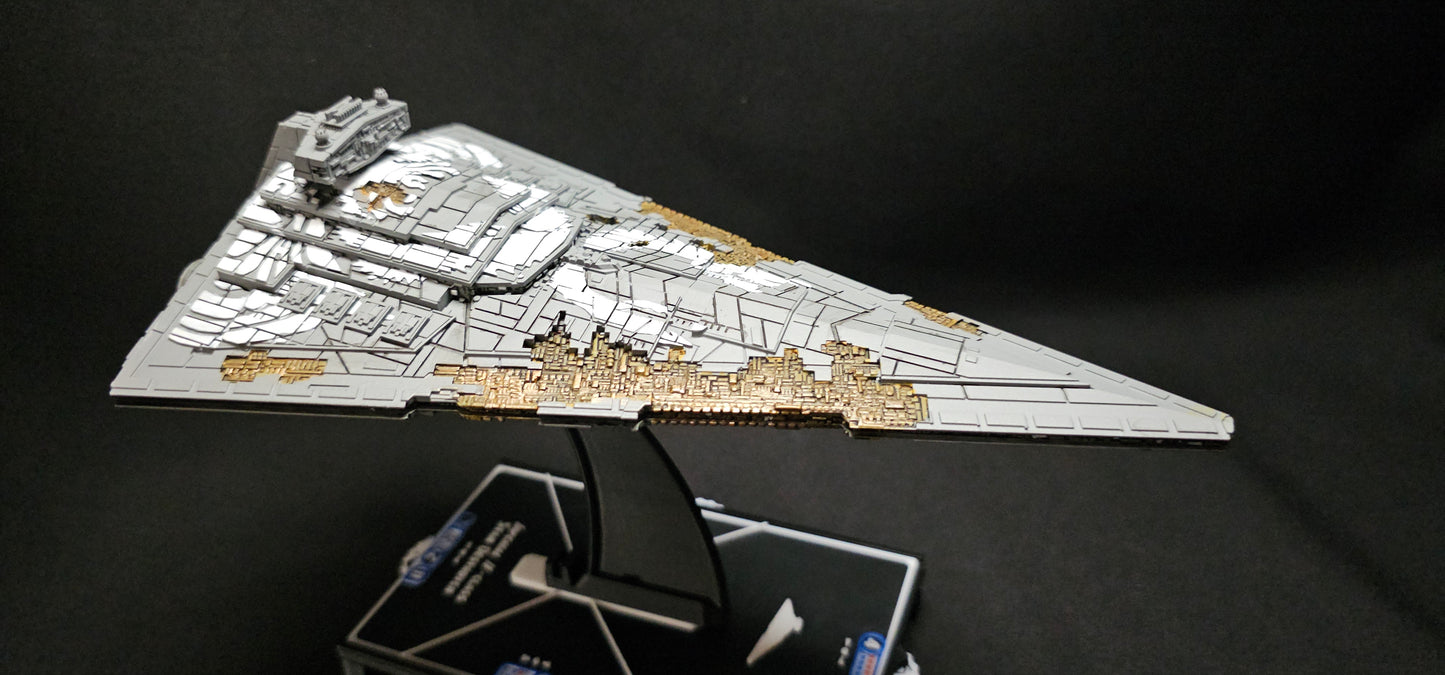 Damaged Chimera Star Destroyer – Length:204mm - Imperial Fleet Upgrade