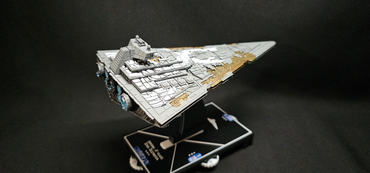 Damaged Chimera Star Destroyer – Length:204mm - Imperial Fleet Upgrade