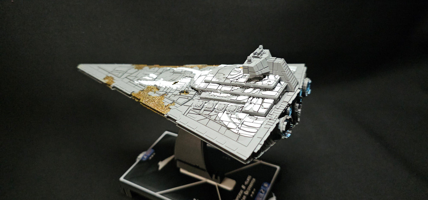 Damaged Chimera Star Destroyer – Length:204mm - Imperial Fleet Upgrade