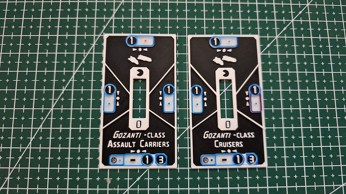 Imperial ship Base tokens – Compatible with Armada Scale games