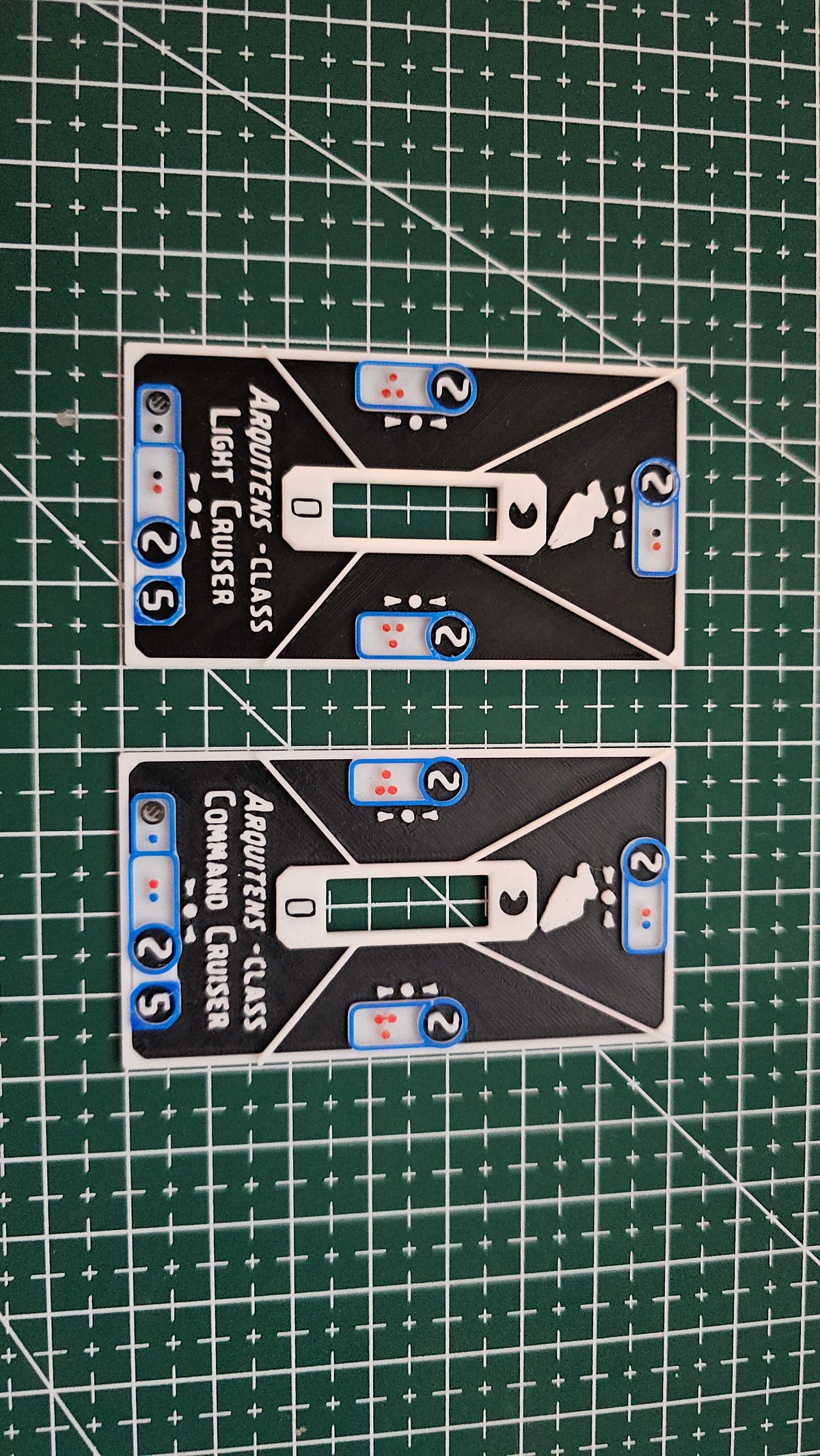 Imperial ship Base tokens – Compatible with Armada Scale games