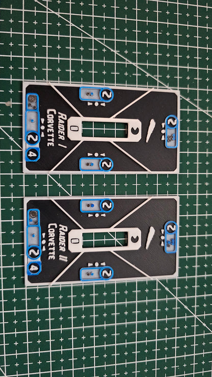Imperial ship Base tokens – Compatible with Armada Scale games