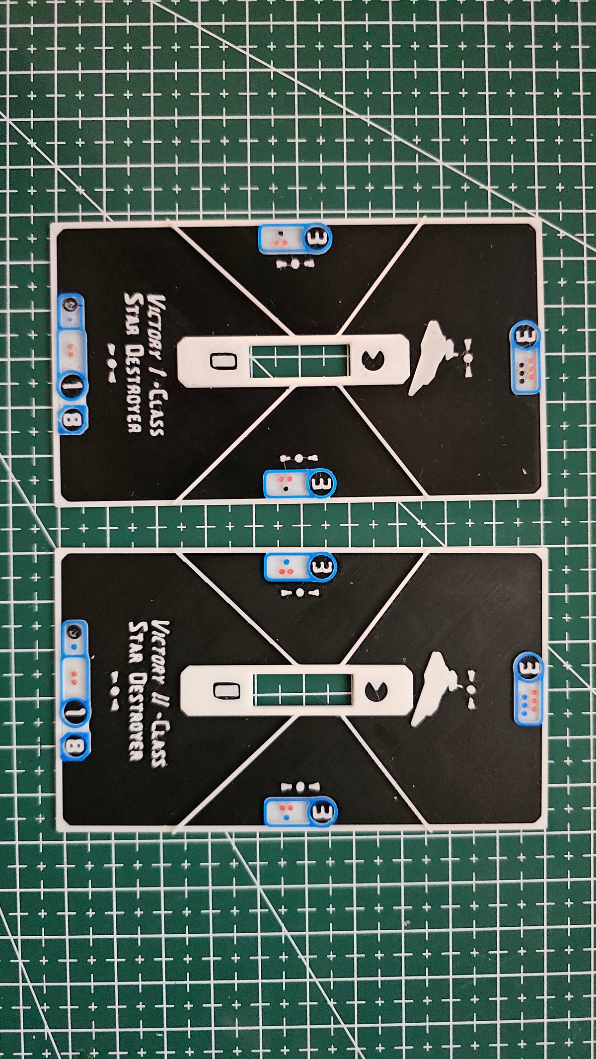 Imperial ship Base tokens – Compatible with Armada Scale games