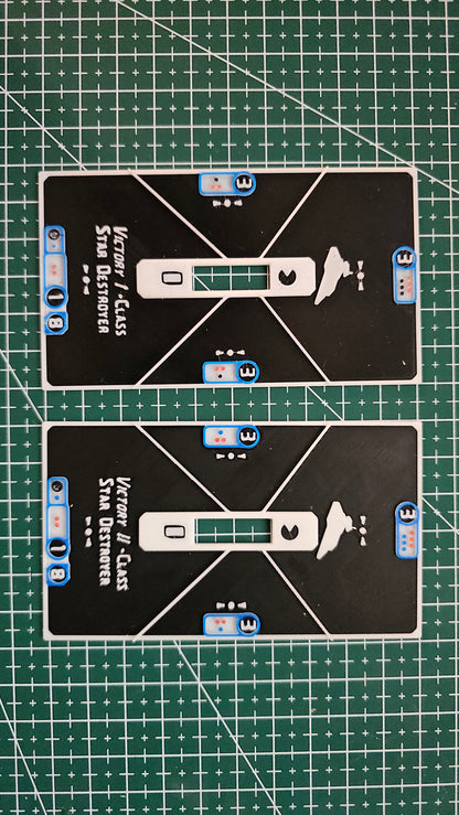 Imperial ship Base tokens – Compatible with Armada Scale games