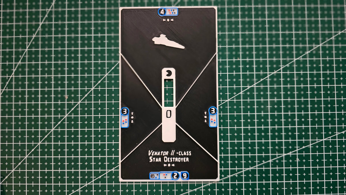 Imperial ship Base tokens – Compatible with Armada Scale games