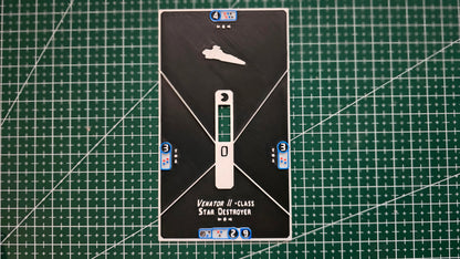 Imperial ship Base tokens – Compatible with Armada Scale games
