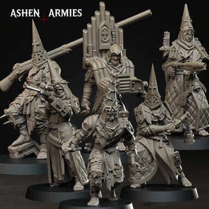Pilgrims by Ashen Armies - 3D printed Grimdark Miniatures