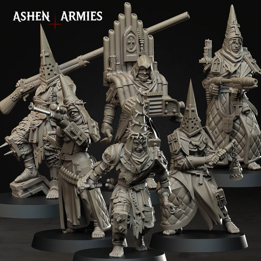 Pilgrims by Ashen Armies - 3D printed Grimdark Miniatures