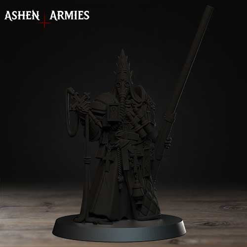Pilgrim Castigator (Punt Gun) by Ashen Armies - 3D printed Grimdark Miniatures