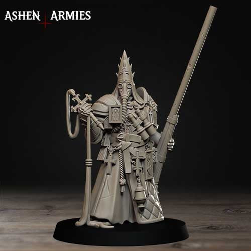 Pilgrim Castigator (Punt Gun) by Ashen Armies - 3D printed Grimdark Miniatures