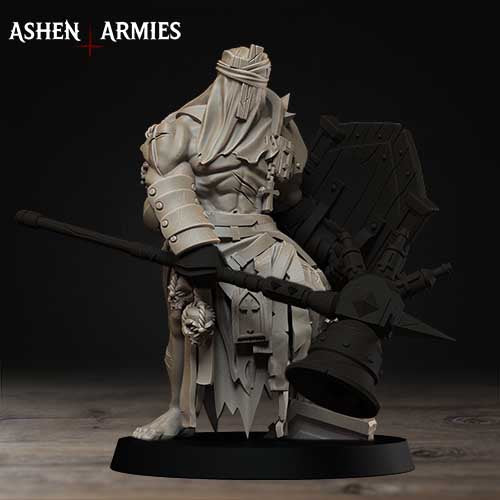 Pilgrim Communicant by Ashen Armies - 3D printed Grimdark Miniatures