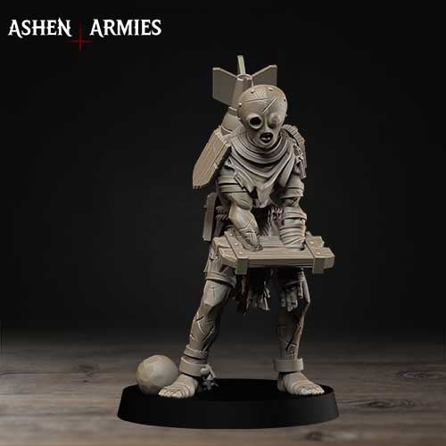 Pilgrim Ecclesiastic Prisoners by Ashen Armies - 3D printed Grimdark Miniatures