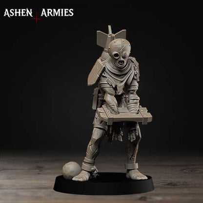 Pilgrim Ecclesiastic Prisoners by Ashen Armies - 3D printed Grimdark Miniatures