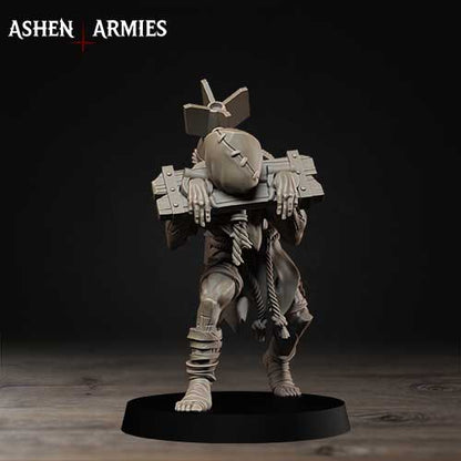 Pilgrim Ecclesiastic Prisoners by Ashen Armies - 3D printed Grimdark Miniatures