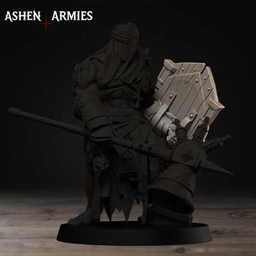 Pilgrim Communicant by Ashen Armies - 3D printed Grimdark Miniatures