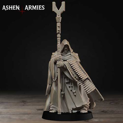 Mendelist ammo monk by Ashen Armies - 3D printed Grimdark Miniatures