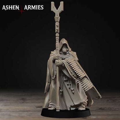 Mendelist ammo monk by Ashen Armies - 3D printed Grimdark Miniatures