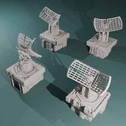 Kraken Redoubt - Radio Tower by Hexbrick - Wargaming Scenery - Trench Terrain