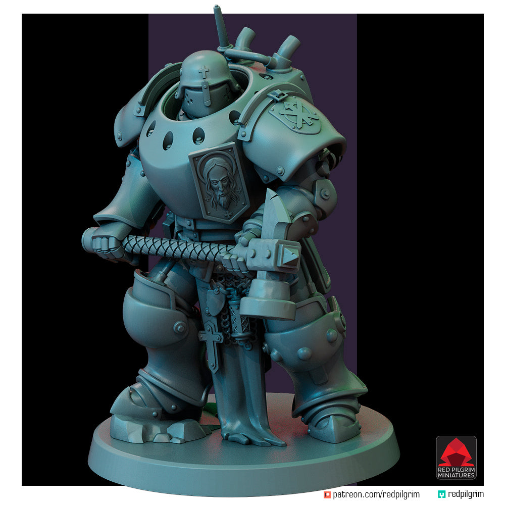Heavy Mechanized Unit Squad by Red Pilgrim Miniature - 3D printed Grimdark Miniature