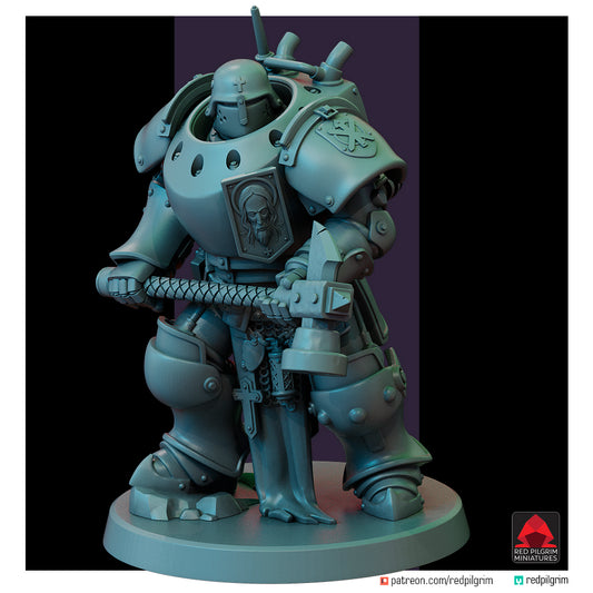 Heavy Mechanized Unit Squad by Red Pilgrim Miniature - 3D printed Grimdark Miniature