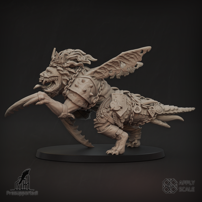 ApplyScale Hell Beast grimdark infernal creature resin model