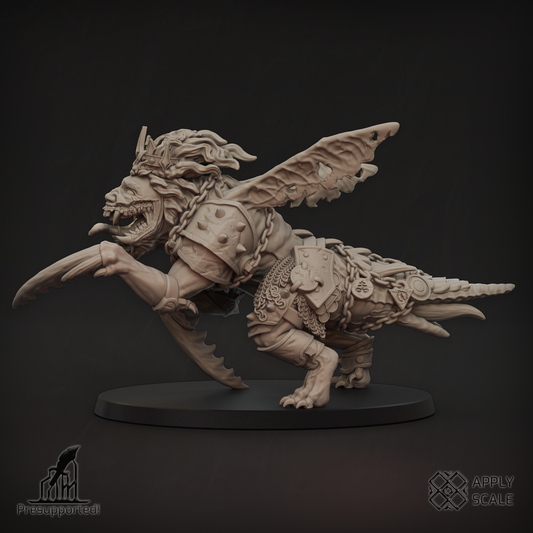 ApplyScale Hell Beast grimdark infernal creature resin model