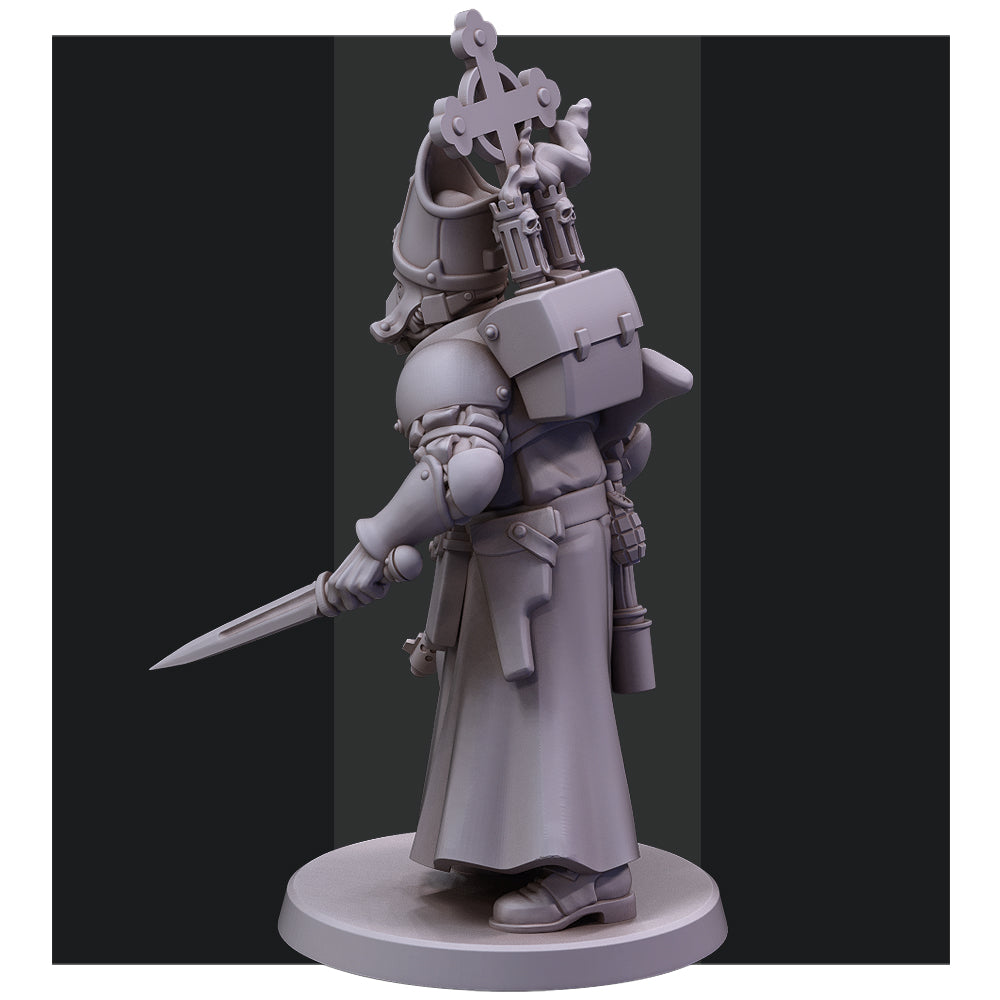 Pontifical Guard by Red Pilgrim Miniature - 3D printed Grimdark Miniature