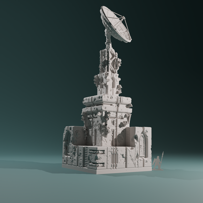 Kraken Redoubt - Trench Radio Tower by Hexbrick - Wargaming Scenery - Trench Terrain