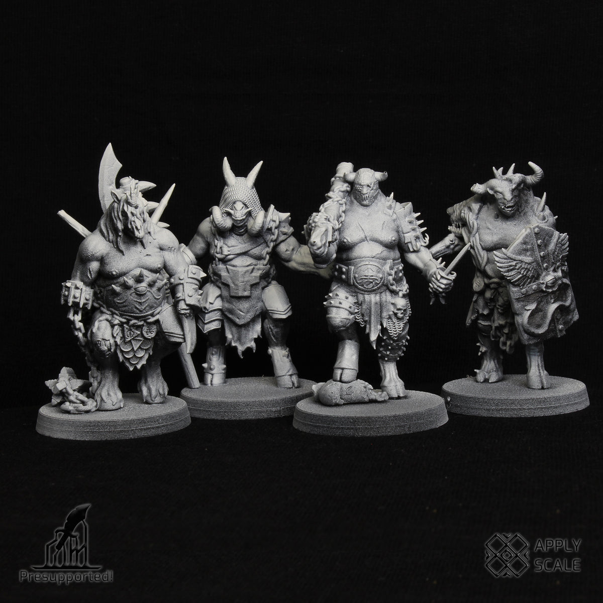 Yokes Fiends 32mm resin demon miniatures for infernal warbands