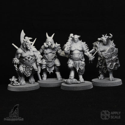 Yokes Fiends 32mm resin demon miniatures for infernal warbands