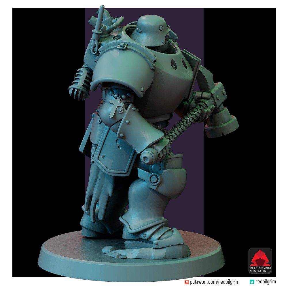 Heavy Mechanized Unit Squad by Red Pilgrim Miniature - 3D printed Grimdark Miniature