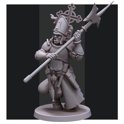 Pontifical Guard by Red Pilgrim Miniature - 3D printed Grimdark Miniature