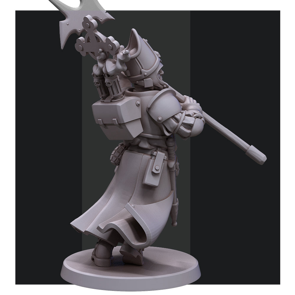 Pontifical Guard by Red Pilgrim Miniature - 3D printed Grimdark Miniature