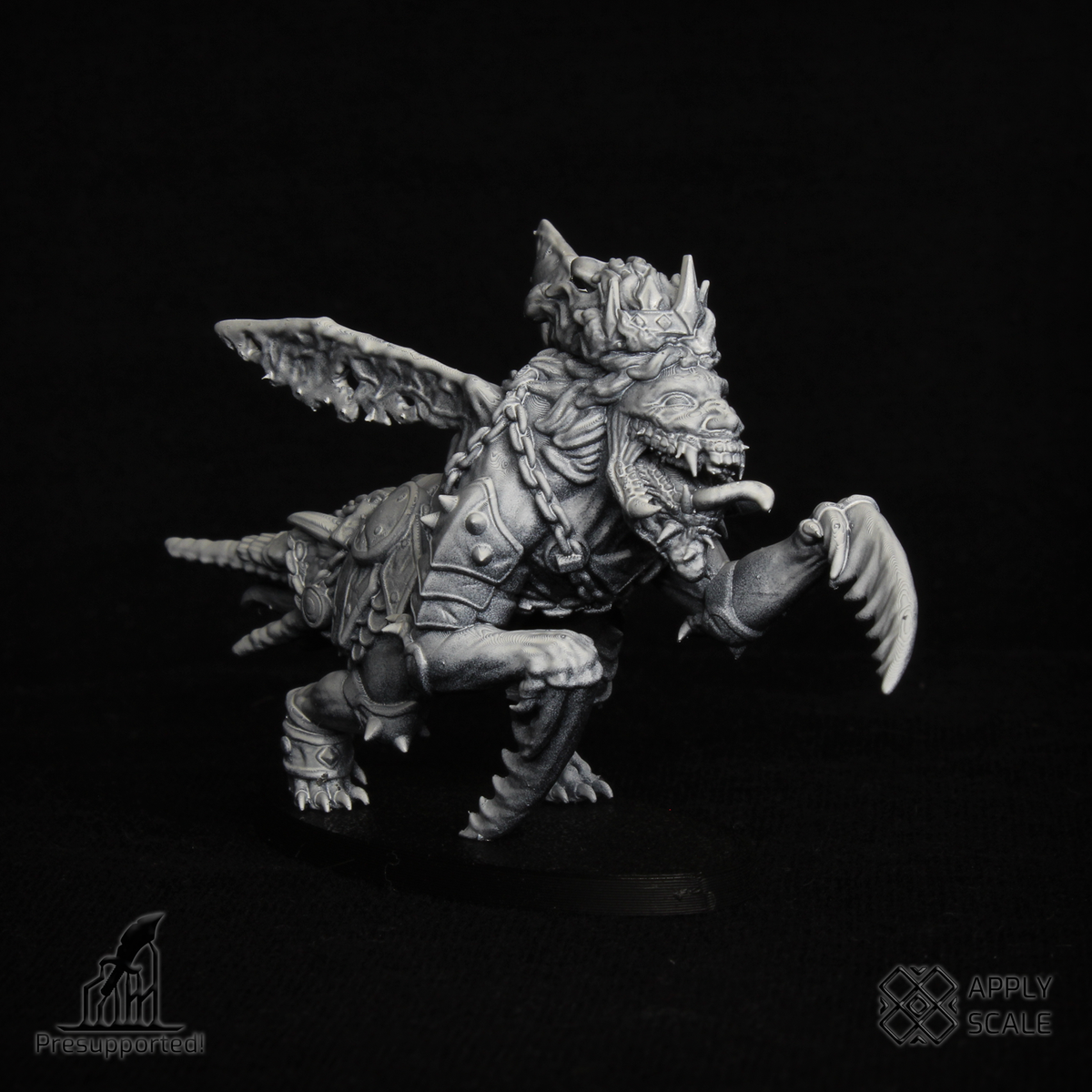 Hell Beast demonic creature for Trench Crusade-style tabletop wargaming