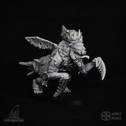 Hell Beast demonic creature for Trench Crusade-style tabletop wargaming