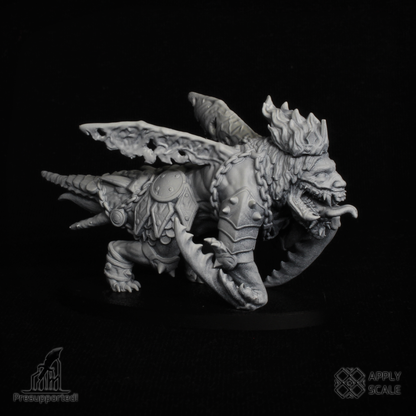 Hell Beast 32mm heroic scale resin proxy miniature