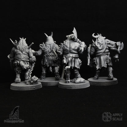 Yokes Fiends Demon Warriors – Trench Crusade compatible grimdark miniature set