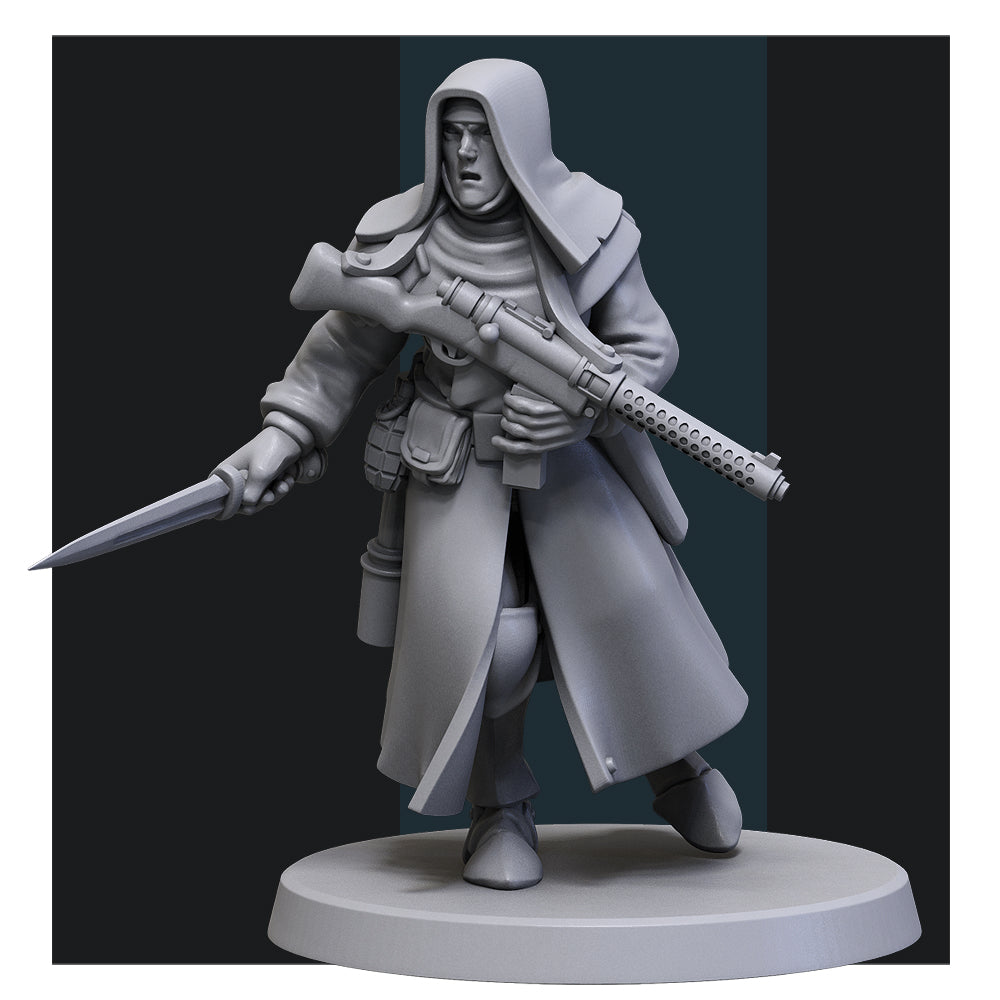 Sacramental Sisters by Red Pilgrim Miniature - 3D printed Grimdark Miniature