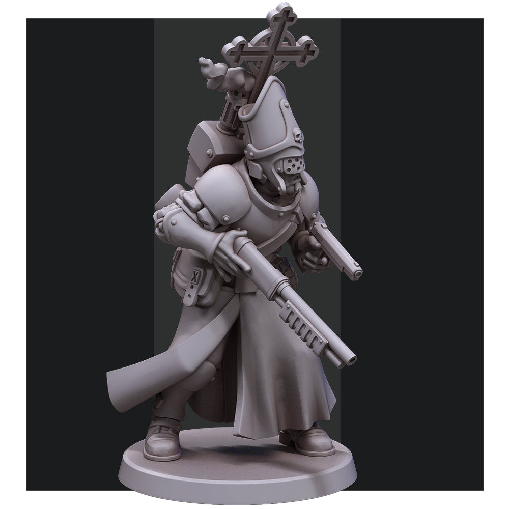 Pontifical Guard by Red Pilgrim Miniature - 3D printed Grimdark Miniature
