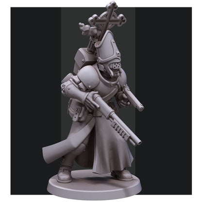 Pontifical Guard by Red Pilgrim Miniature - 3D printed Grimdark Miniature