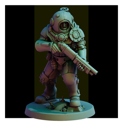 Apostate Naval Ravagers by Red Pilgrim Miniature - 3D printed Grimdark Miniature