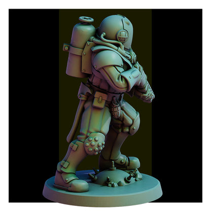 Apostate Naval Ravagers by Red Pilgrim Miniature - 3D printed Grimdark Miniature