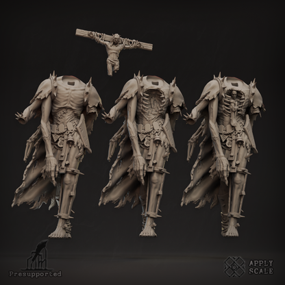 Fallen Saint high-detail resin miniature designed by ApplyScale