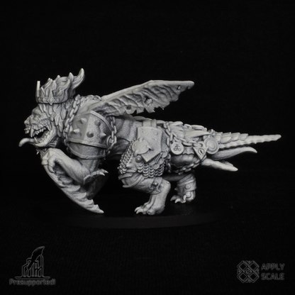 The Court Hell Beast demonic monster miniature for grimdark warbands