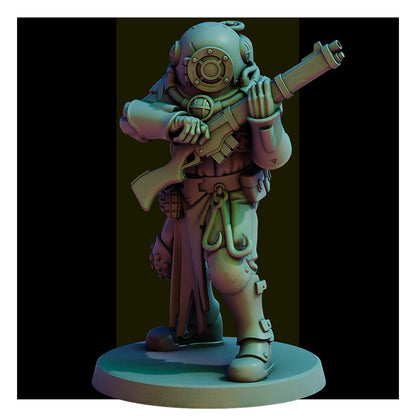 Apostate Naval Ravagers by Red Pilgrim Miniature - 3D printed Grimdark Miniature